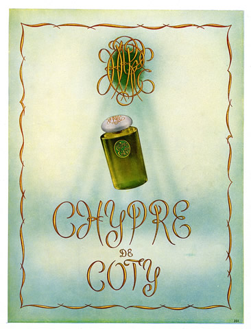 Coty (Perfumes) 1949 Chypre